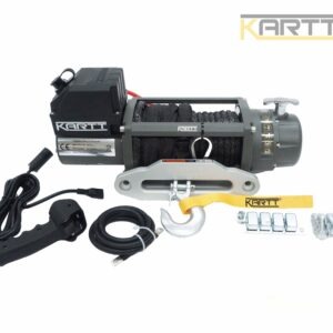 11500 lb electric winch synthetic rope by KARTT