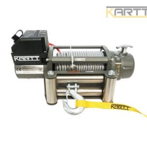 12v 9500 lb electric winch by KARTT steel wire