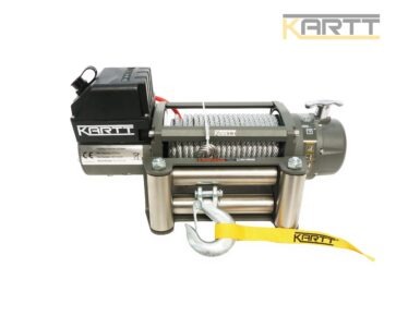 12v 9500 lb electric winch by KARTT steel wire